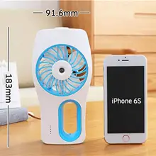 Мини-вентилятор для запотевания Встроенный перезаряжаемый usb-вентилятор ручной персональный охлаждающий увлажнитель для домашнего офиса Портативный Кондиционер