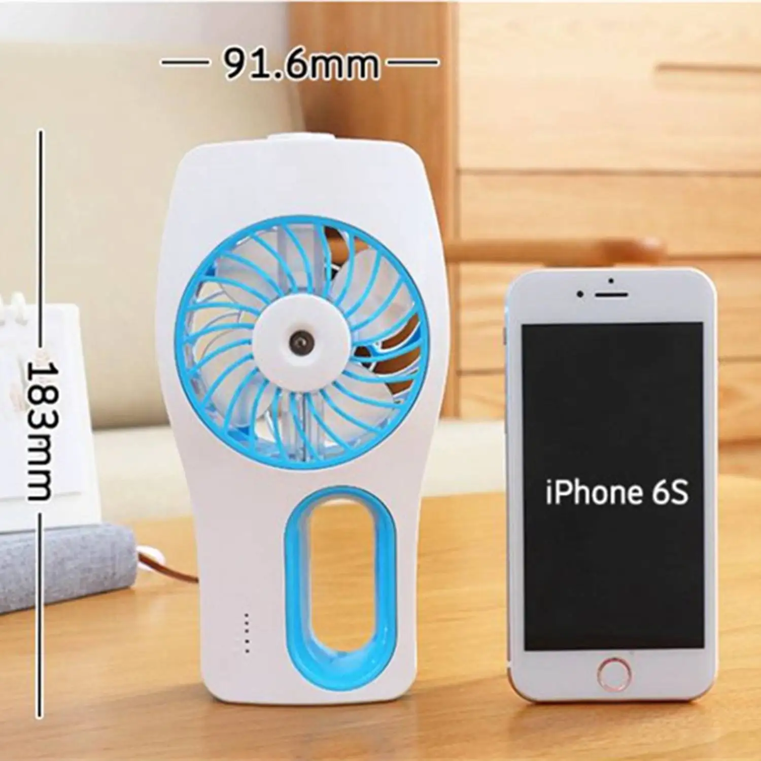 

Mini Misting Fan Builtin Rechargeable USB Fan Handheld Personal Cooling Mist Humidifier for Home Office Portable Air Condition