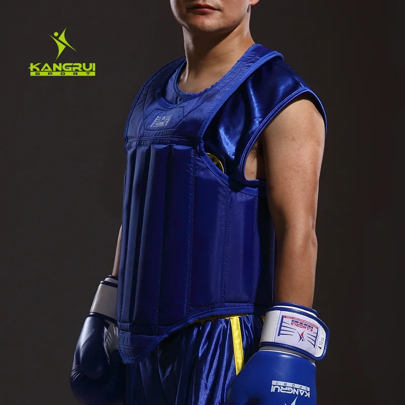 KANGRUI Высокое качество Оксфорд нагрудная защита Sanda/Teakwondo/бокс/Муай Тай ММА защита груди