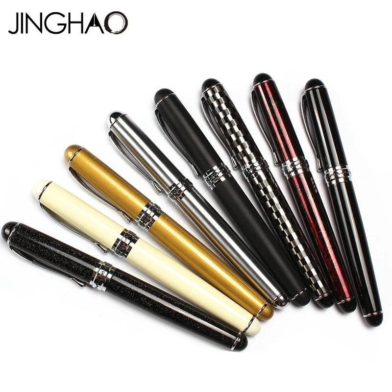 JINHAO X750 высокое качество Iraurita авторучка полностью металлические чернильные ручки