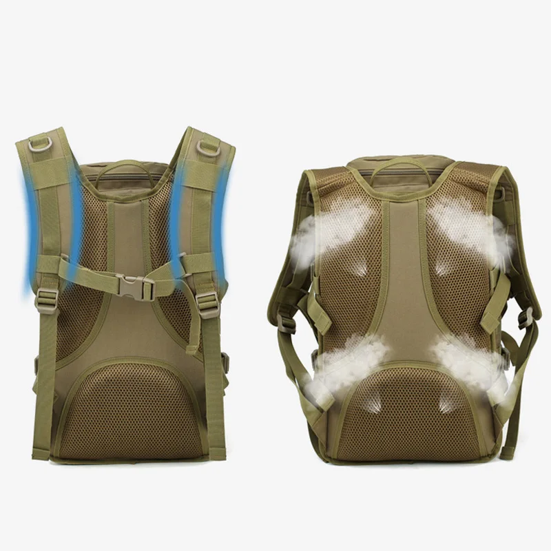 Большой емкости мужские рюкзаки штурмовые Сумки на открытом воздухе 3P Edc Molle пакет для треккинга кемпинга охоты сумка