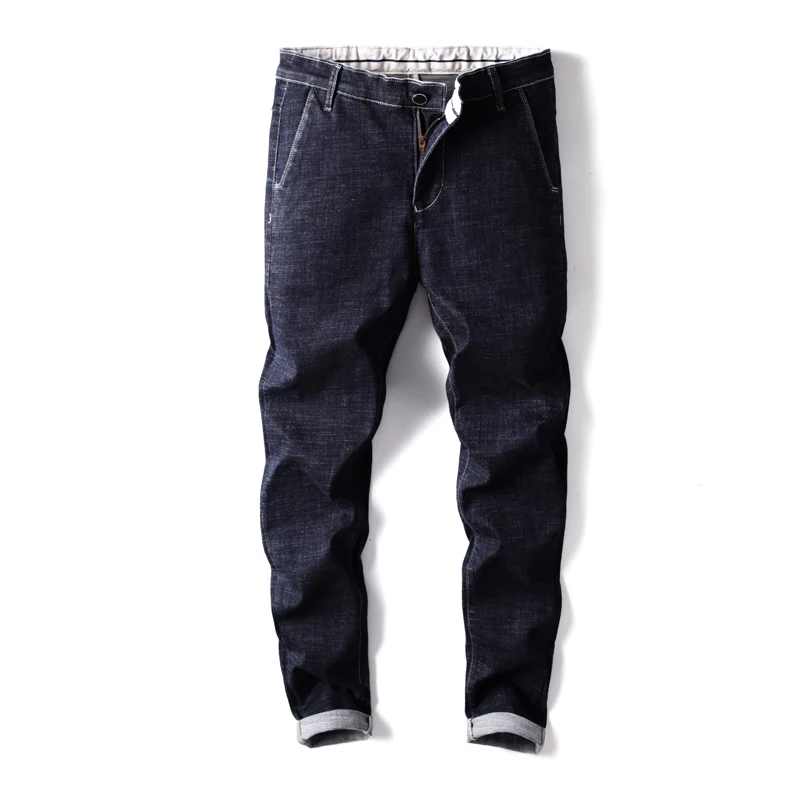 Бренд Jantour, Новое поступление, джинсы для мужчин, качественные повседневные мужские джинсовые штаны, прямые облегающие темно-синие мужские брюки Yong Man