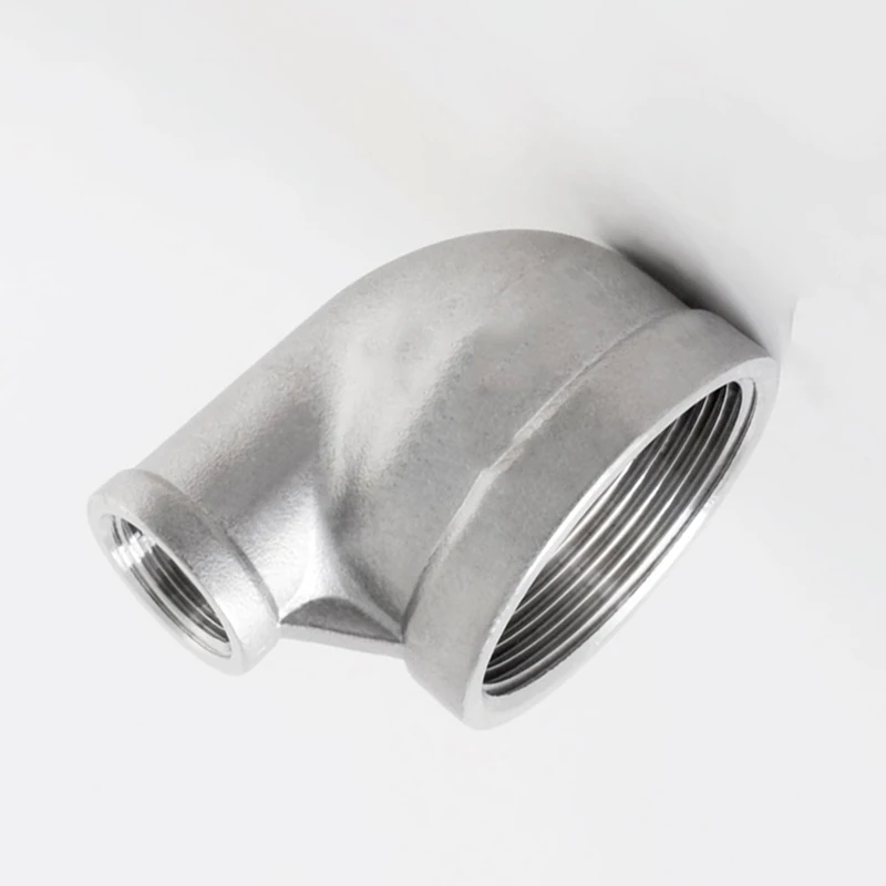 3/4 &quotBSP Женский x 1/2&quot BSP 90 градусов локоть 201 нержавеющая сталь редуктор фитинг
