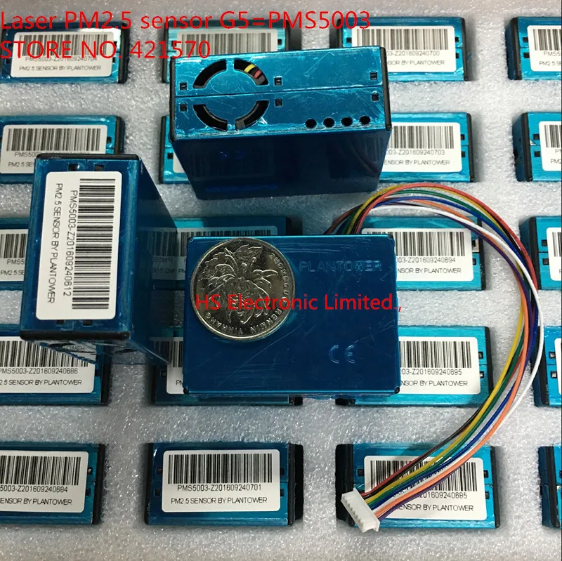 

PM2.5 Air particle/dust sensor, laser inside, digital output module air purifier G5 / PMS5003 High precision laser pm2.5 sensor