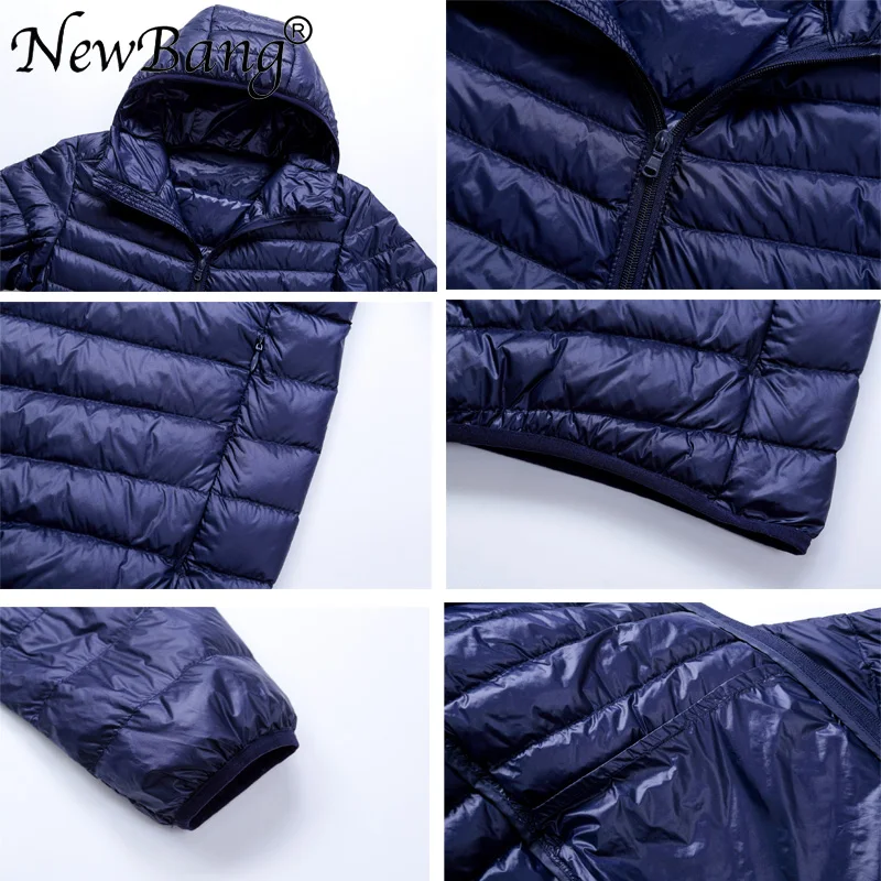 Мужская куртка пуховик NewBang Plus 11XL 10XL 9XL Ультралегкая ветровка парка с перьями