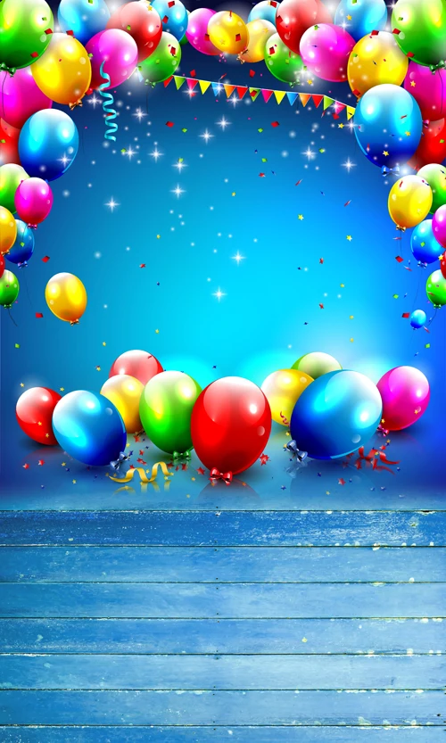 Buy HUAYI 8x10ft Art fabric Birthday Party Backdrop