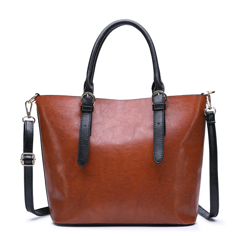 

Big Capacity PU Leather Women's Shoulder Bags Casual Ladies Totes Handbags Female Messenger Satchel Travel Bags Bolsas Femininas