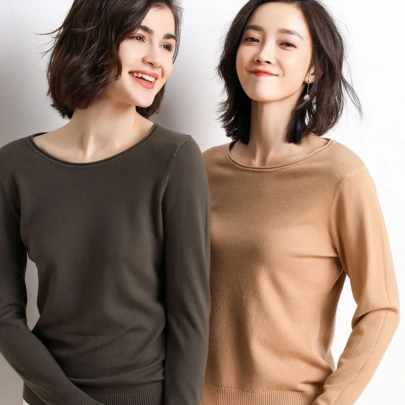 Womens Sweaters 2018 Winter Tops O neck Sweater Women Thin Pullover Jumper Knitted Sweater Pull Femme Hiver Truien Dames New Top