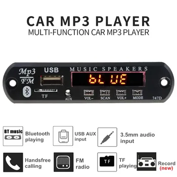 

Support Recording Bluetooth Handsfree Car Kit Mp3 Player FM Radio TF AUX USB Wireless Stereo Receiver Mp3 Decoder Board