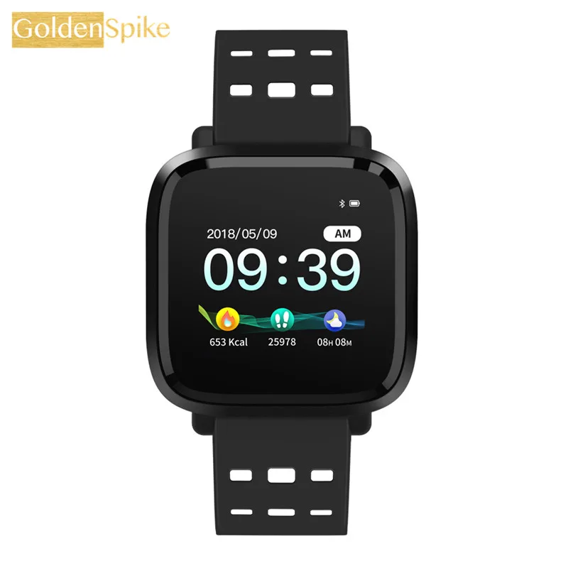 

Y8 Smart Watch IP67 Waterproof Heart Rate Blood Pressure Oxygen Monitor Multi-sport mode Men Smartwatch for Android IOS phone