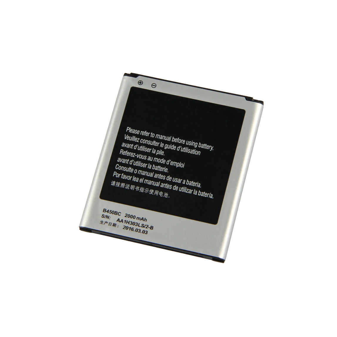

high quality Replacement Battery For Samsung Core 4G SM-G3518 G386F G3568V G3518 G3568V Phone Battery B450BC 2000mAh