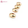 20PCS 24K Champagne Gold Color Plated Brass Wheel Spacer Beads Bracelet Beads High Quality Diy Jewelry Accessories ► Photo 3/6