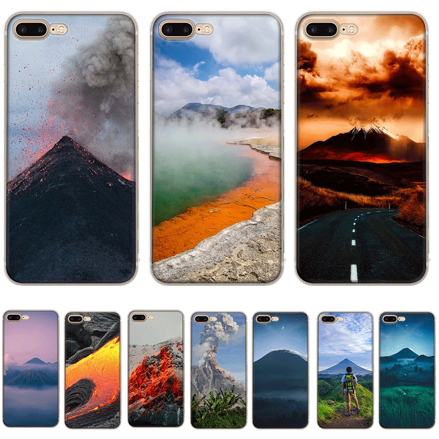 Чехол для мобильного телефона Desxz Volcanic iPhone 6 6s 7 8 Plus 11 Pro X XS Max 5 5S SE |