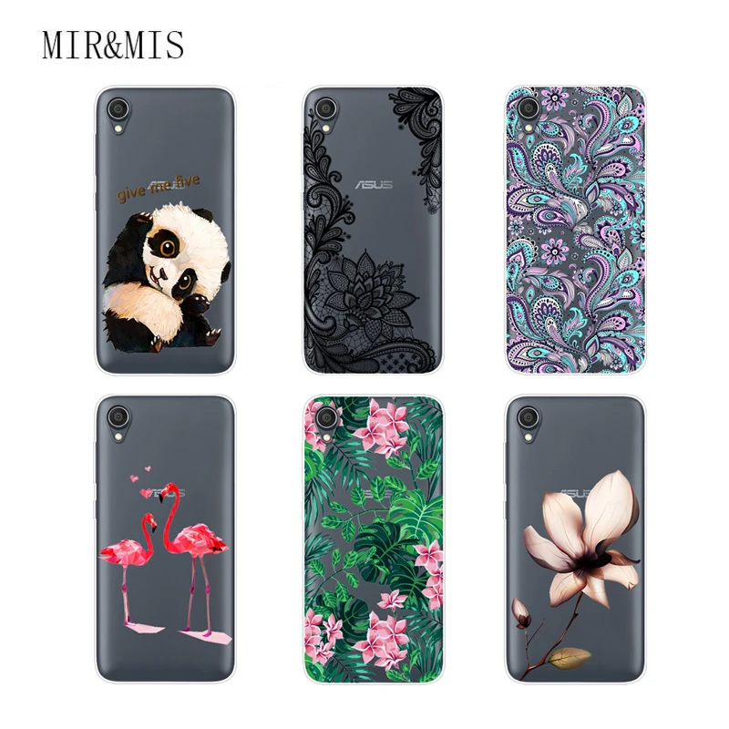 Case For Asus Zenfone Live L1 Za550kl 5.5 inch Transparent Printing Drawing Silicone Phone Cover |