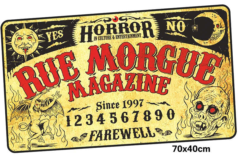 Ouija доска геймерский коврик для мыши 700x400X3 мм игровой коврик для мыши подарок на Хэллоуин аксессуары для ноутбука ПК коврик для ноутбука эргономичный коврик