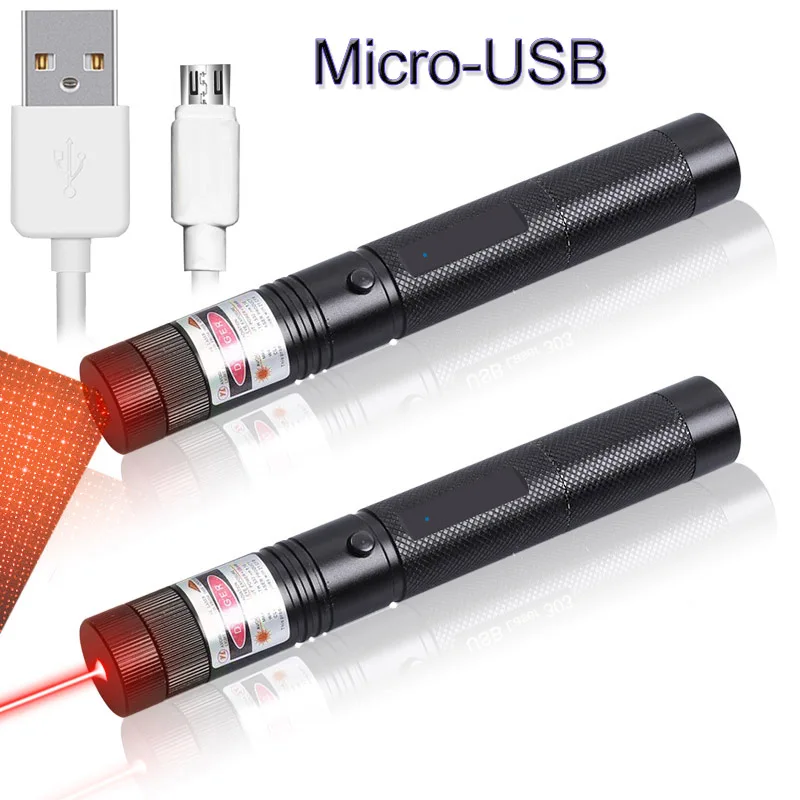 CWLASER Powerful 2 in 1 650nm Focusable Rechargeable Red Laser Pointer