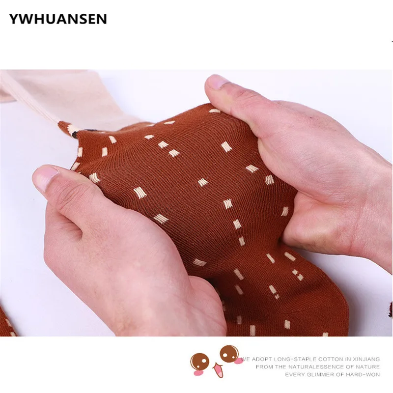 Spring Autumn Baby Pantyhose Boy Girls Children's Cotton Tights Kawaii Animal Pantimedia Fashion Fox Stockings