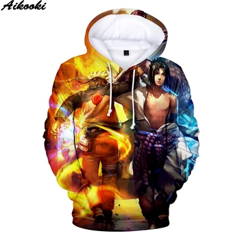 

hot anime Naruto 3D Hoodies sweatshirts boys/girls long sleeve autumn winter cosplay popular cartoon naruto in kids 3D Hoodies