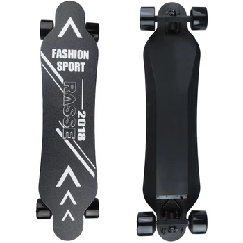 

2019 New Dual Dragon Skateboard Four-Wheel Flatbed skateboard Embedded Double Drive Extended version 7-Layer Maple Skateboard