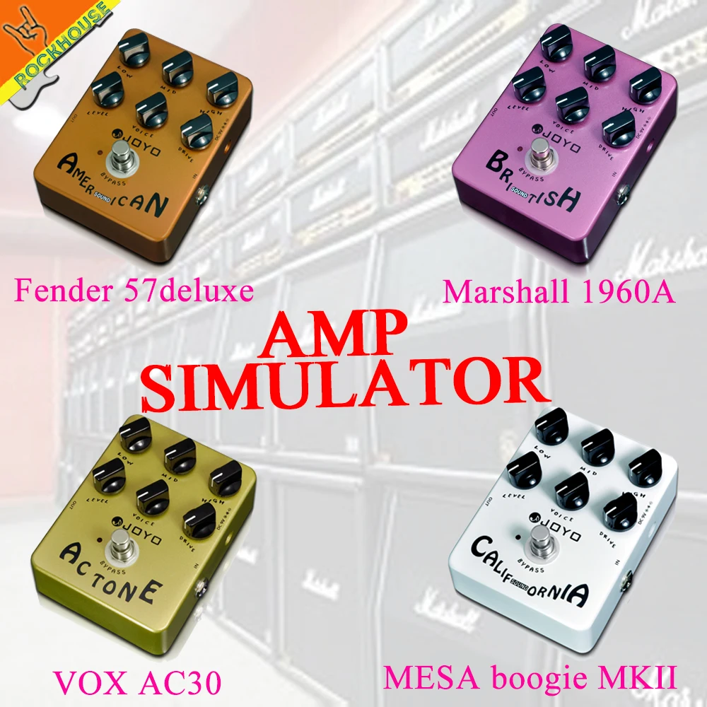 JOYO Amp Simulator Guitar effect Pedal distortion stompbox 57 Deluxe
