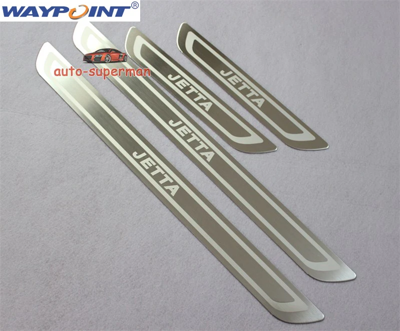 Накладка на порог для VW JETTA 6 MK6 Sedan 2011 2015 2016|scuff plate|door sill scuff platedoor |