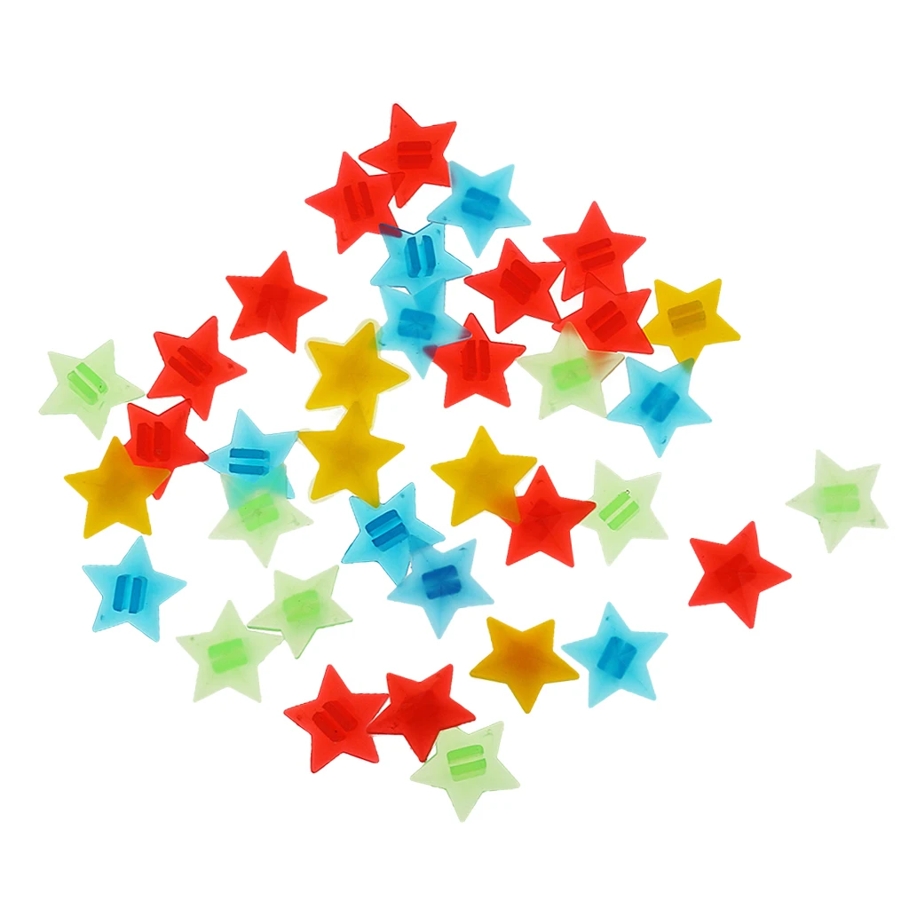 Perfeclan 36Pcs Clip On Spokey Dokeys - Colourful Bike Wheel Spoke Beads For Kids Bike Mirrors