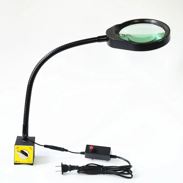  Magnifier Lamp With Magnetic Suction And Magnifying Glass PD-032B 3X - 32862767781