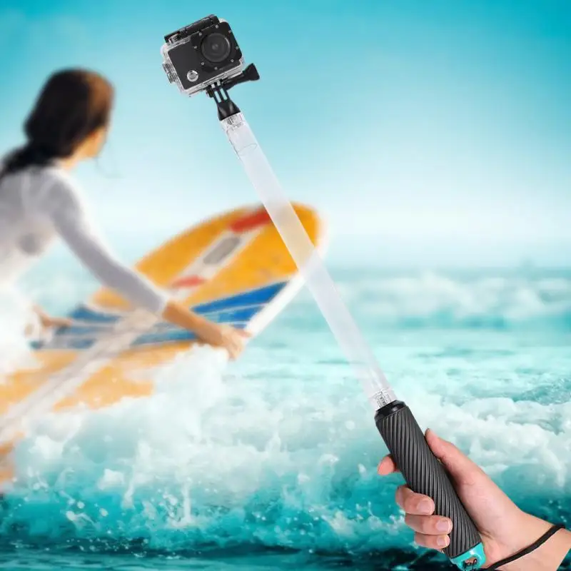 17 Inch Waterproof Selfie Stick 40m Underwater Adjustable Selfie Stick