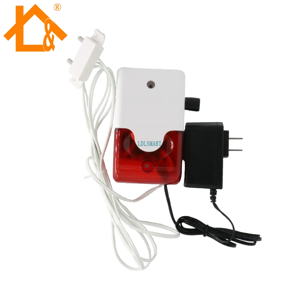 Home Security 120dB Sound and Light Water Leakage Sensor Alarm ABS Independent leak Detector | Безопасность и защита