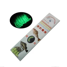 30 шт. светящийся рыболовный крючок 12-17# колючие крючки PESCA Рыбная ловля снасти Аксессуары из высокоуглеродистой стали рыболовные крючки Морской рыболовный крючок
