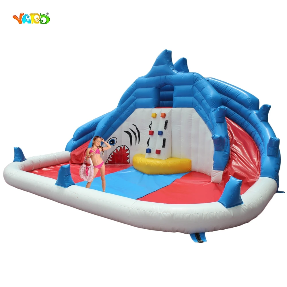 YARD Backyard Inflatable Water Slide Inflatable Water Game Inflatable Pool Slide