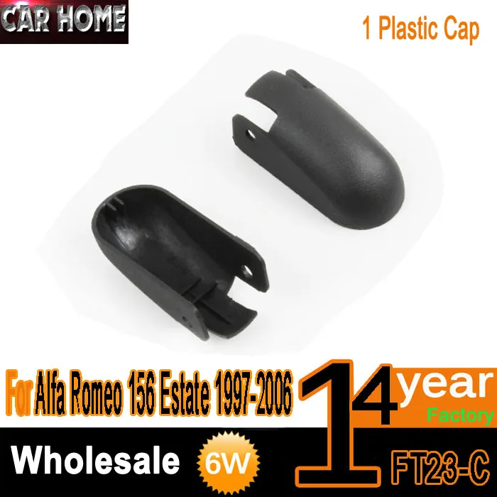 Professional Black Car Rear Wiper Arm Washer Cap Nut Cover For Fiat
