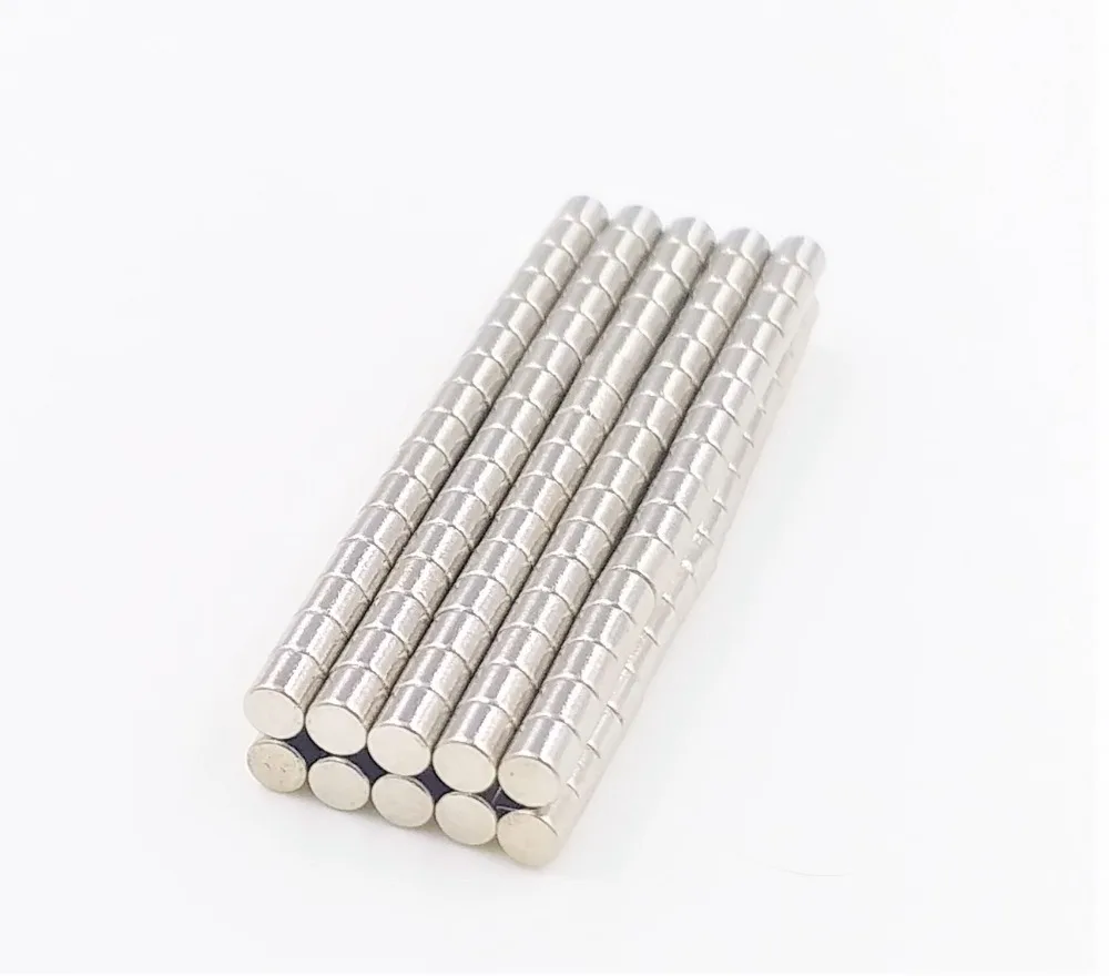 

50pcs 2 x 2 mm Mini Super Strong Powerful Neodymium Magnet Round Rare Earth Magnets 2*2mm