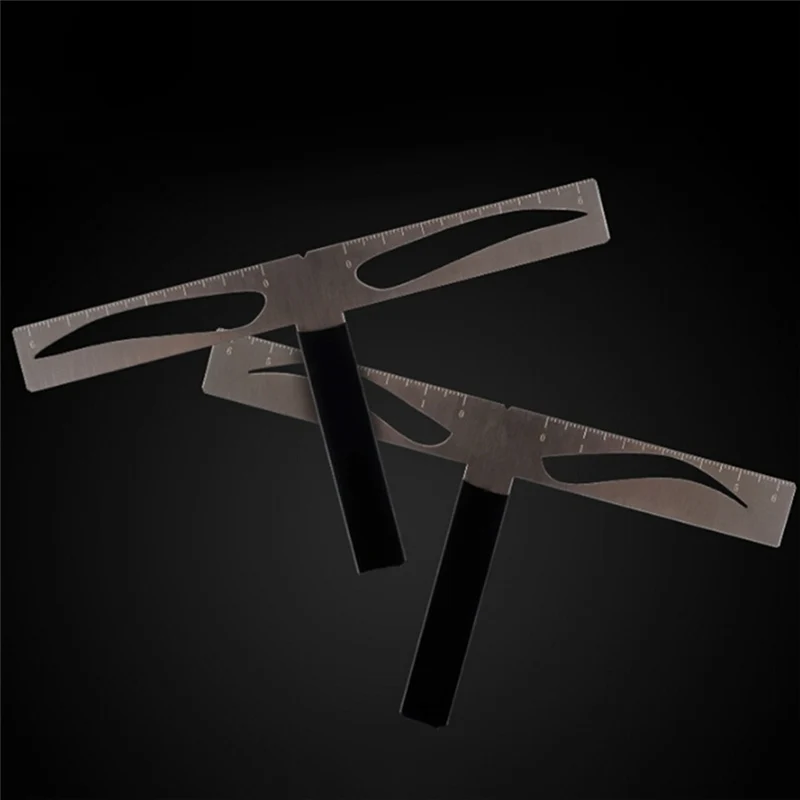

Eyebrow Ruler T-shaped Positioning Makeup Permanent Stencils Grooming Stencil Shaper Balance Ruler Symmetrical Tool