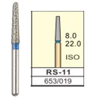 12 шт. Стоматологическая Алмазная ФГ 1,6 мм закругленная Наплечная фреза для NSK style высокоскоростная воздушная турбина RS-11, RS-21, RS-31
