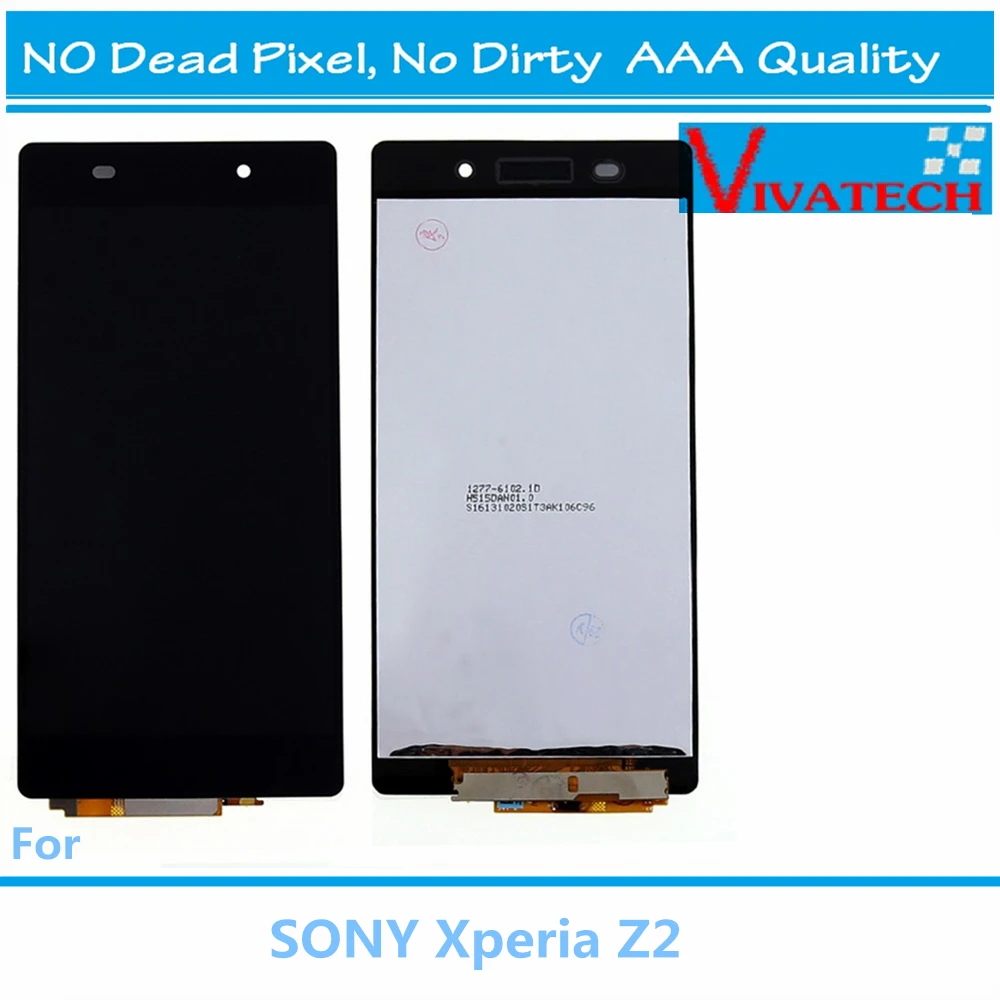 

Black For Sony Z2 LCD Screen D6502 D6503 D6543 L50W LCD Display with Touch Screen Digitizer Assembly