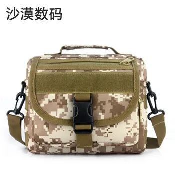 MOLLE горизонтальная армейская Повседневная маленькая ручная сумка и сумка-мессенджер камуфляж A3133
