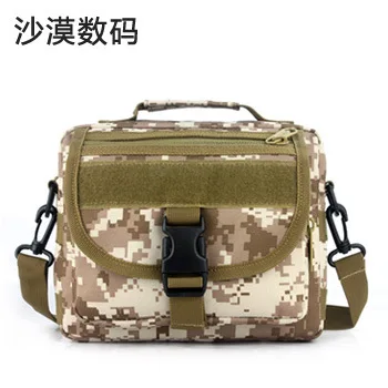 MOLLE горизонтальная армейская Повседневная маленькая сумка для рук и мессенджер