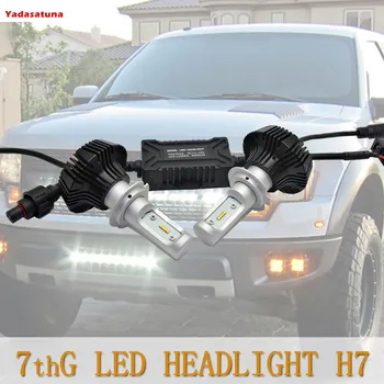 

2*8000LM H7 LED Phare Ampoule conversion de Rechange Auto Vehicule Conduire Lampe Feux Lumiere Pour Voiture Automobile Blanc Pur