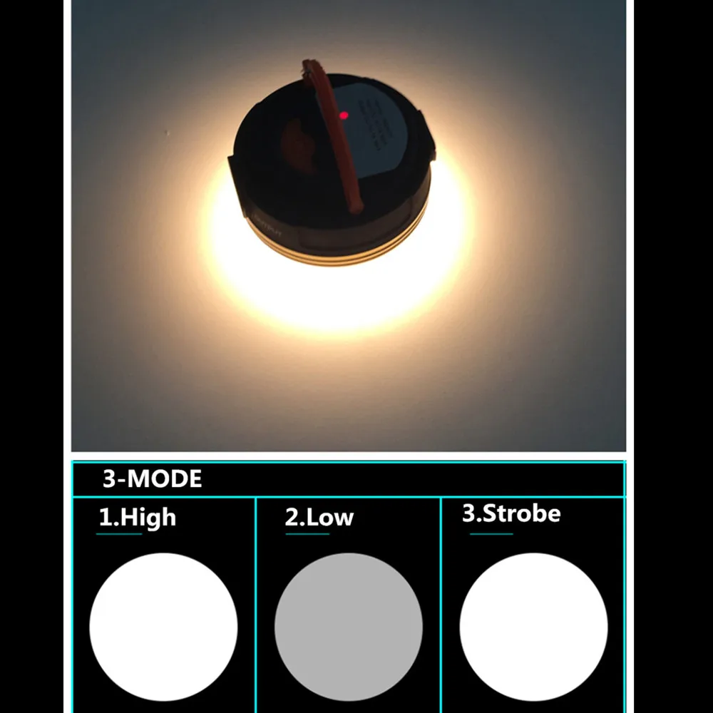 Мини 3 Вт USB Перезаряжаемый Водонепроницаемый CREE XPE 3 режима светодиодный уличный походный Кемпинг Ночной светильник для рыбалки с золотым краем фонарь для палатки