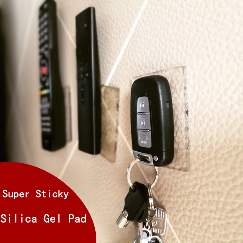 

Super Sticky Silica Gel Gripping Pad Reusable Universal Anti Slip Mat Car Accessories Phone Holder Storage Refrigerator Stickers
