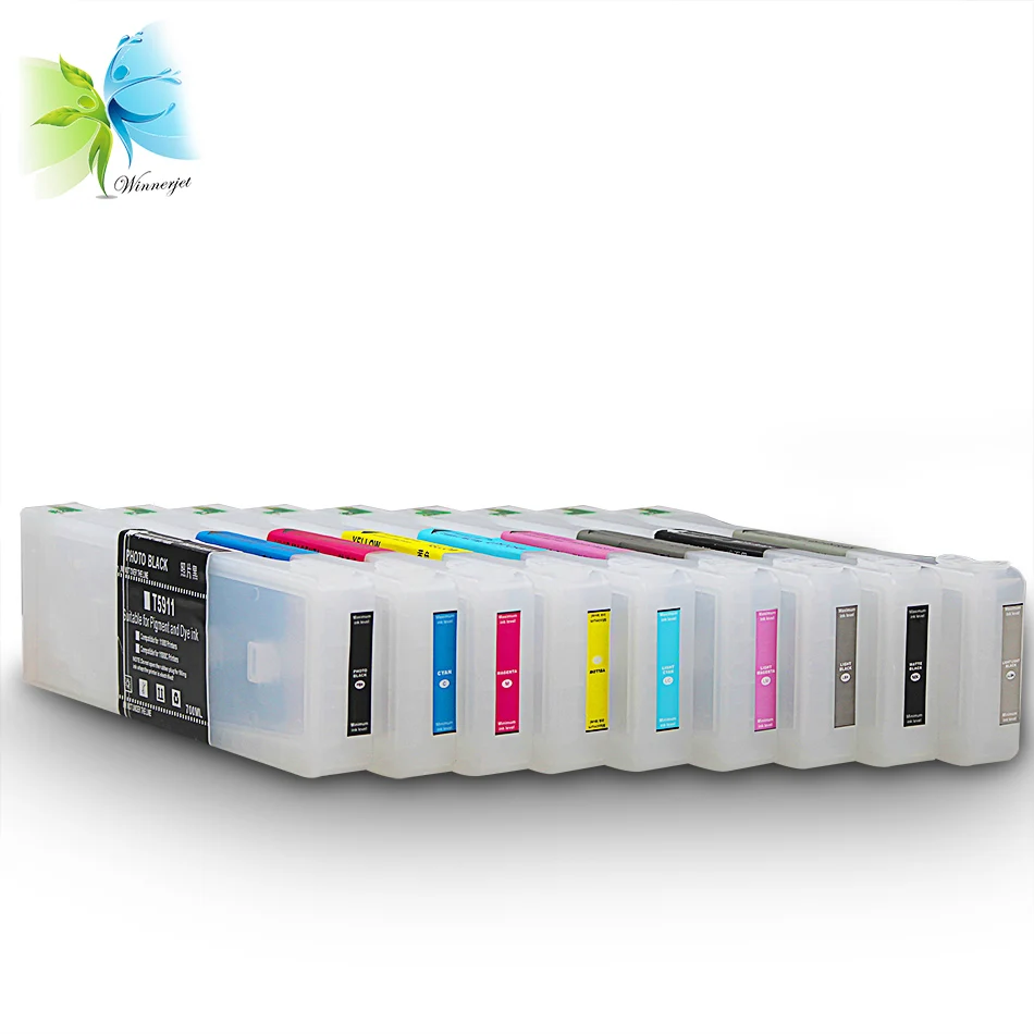 

Winnerjet 9 color 700ml T6361-T6369 empty refill Ink Cartridge for Epson stylus pro 11880 11880C printer