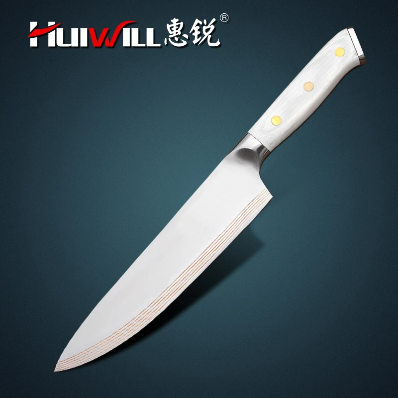  2018 New Super Quality 21 layers Japanese COPPER Damascus Carbon Steel Chef knife Utility Kitchen K - 32886666918