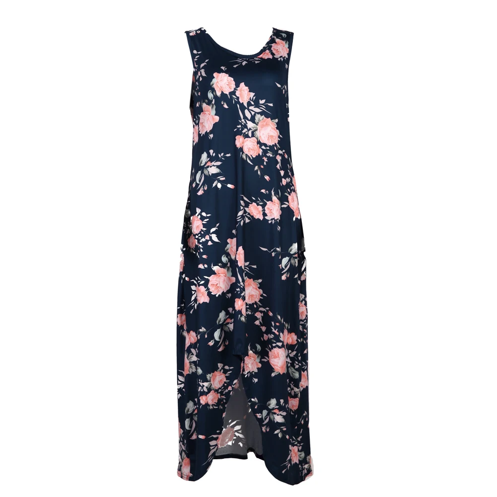 font b Women b font Summer Maxi font b Dress b font Boho Style Sleeveless