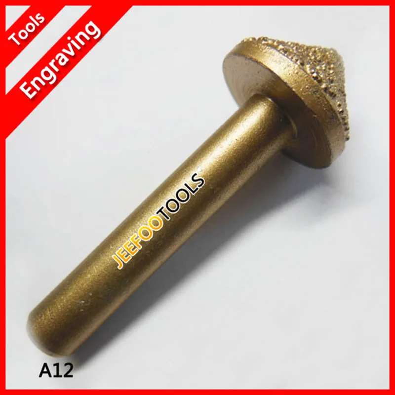 A12 8*22*10mm Stone Carvings Cutters /CNC Engraving Tools/ Diamond