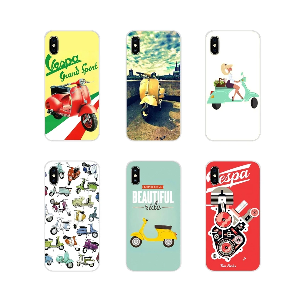 

For Xiaomi Redmi 4A S2 Note 3 3S 4 4X 5 Plus 6 7 6A Pro Pocophone F1 Accessories Phone Shell Covers vespa scooter