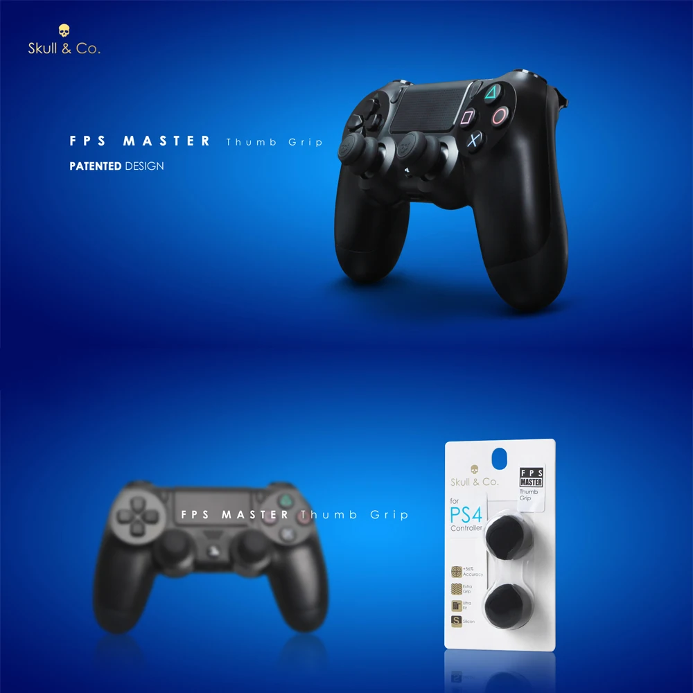 Skull& Co. Thumb Grip джойстик Крышка FPS Master Thumbstick Крышка для контроллера PS4