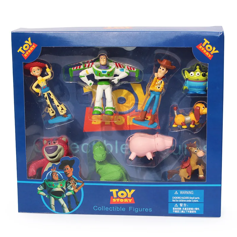 Disney Pixar Toy Story Toy Box 6" Woody Buzz Lightyear Jessie Action Figure NEW! 