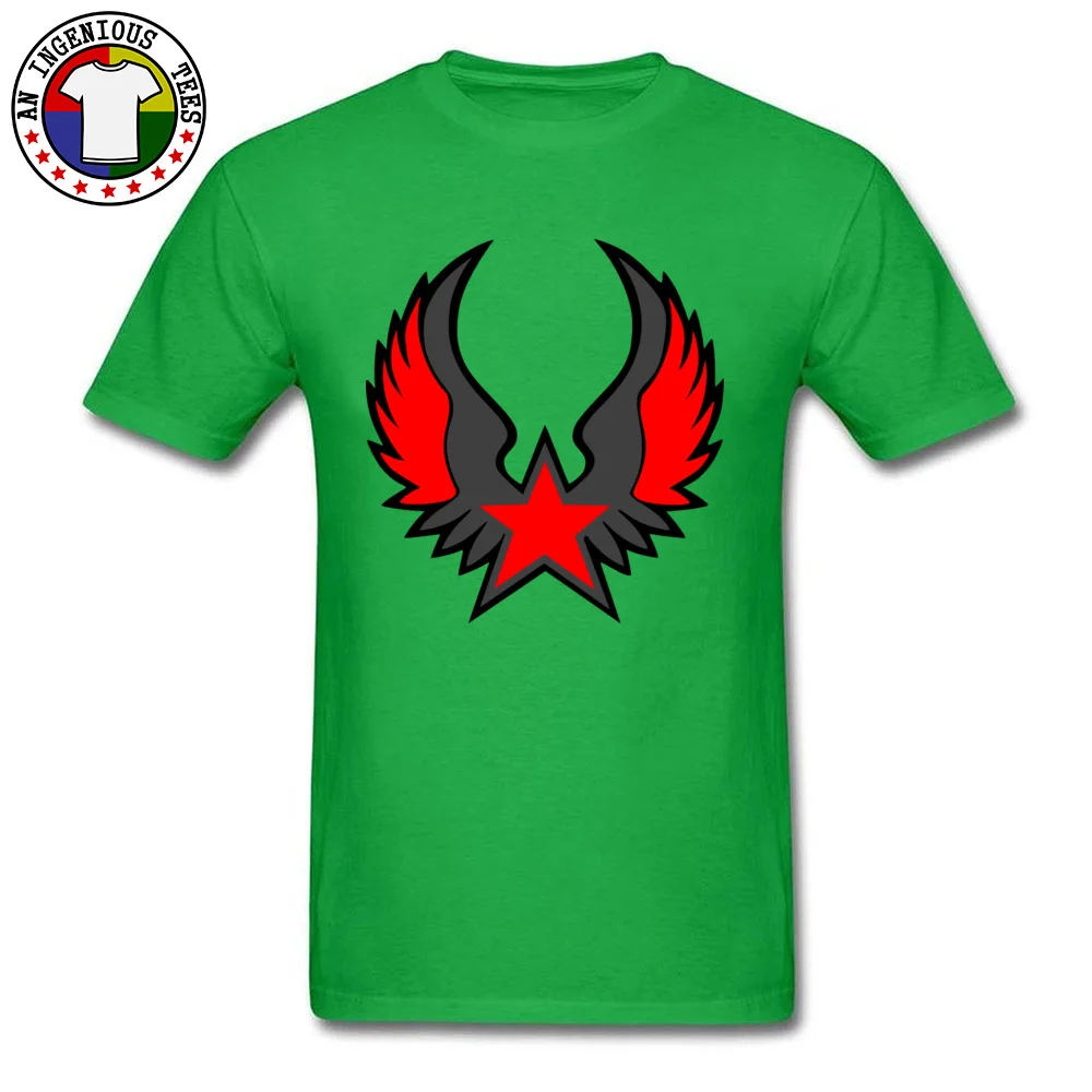 New Coming red star emblem Normal T Shirt Crew Neck Cotton Fabric Men Tops & Tees Short Sleeve Summer/Autumn Normal T Shirts red star emblem green