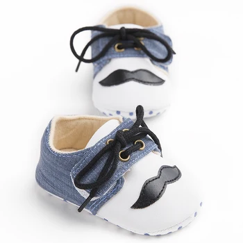 

Cute Beard Leather Baby Moccasins Shoes Newborn Girls Boys First Walkers Boots Soft Sole Prewalker Toddler Sneakers